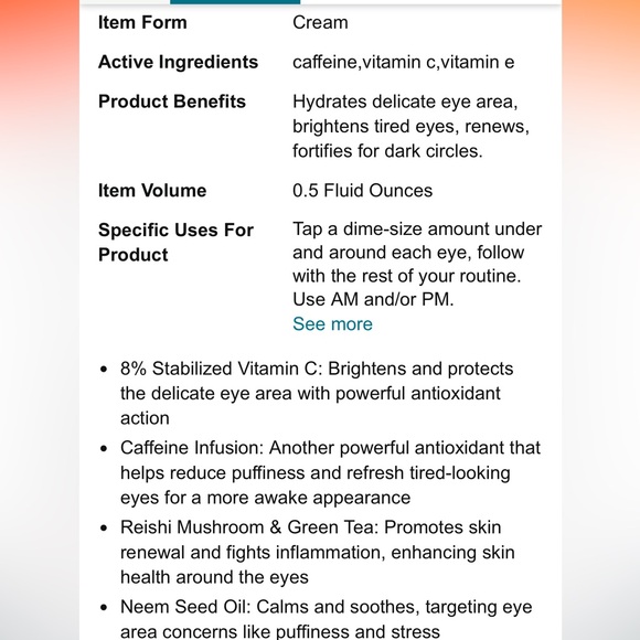 Kat Burki Nutrient C Eye Cream - Picture 5 of 9